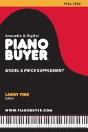 Piano Buyer Model and Price Supplement / Fall 2020