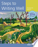 Steps to Writing Well  2016 MLA Update