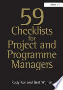 59 Checklists for Project and Programme Managers Book