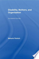Book Disability  Mothers  and Organization Cover