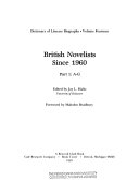British Novelists Since 1960