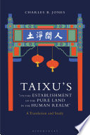 Taixu   s    On the Establishment of the Pure Land in the Human Realm    Book