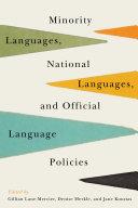 Minority Languages  National Languages  and Official Language Policies