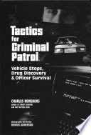 Tactics for Criminal Patrol Book