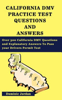 California Dmv Practice Test Questions and Answers Book PDF