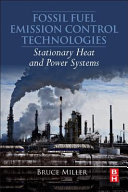 Fossil Fuel Emissions Control Technologies Book