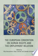The European Convention on Human Rights and the Employment Relation Book