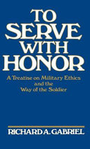 To Serve with Honor Book