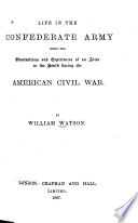 Life in the Confederate Army Book