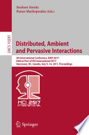 Distributed  Ambient and Pervasive Interactions Book