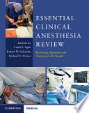 Essential Clinical Anesthesia Review Book