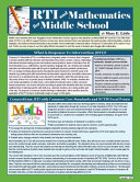 RTI and Mathematics for Middle School