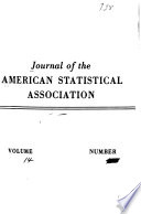 Quarterly Publications of the American Statistical Association