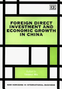 Foreign Direct Investment and Economic Growth in China