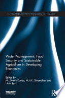 Water Management  Food Security and Sustainable Agriculture in Developing Economies