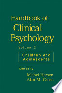 Handbook of Clinical Psychology  Volume 2
