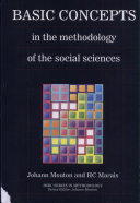 Basic Concepts in the Methodology of the Social Sciences