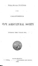 Transactions of the California State Agricultural Society