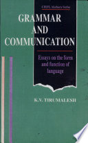Grammar And Communication