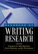 Handbook of Writing Research