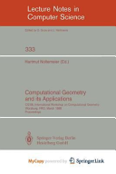 Computational Geometry and Its Applications
