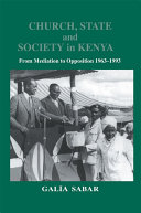 Church  State and Society in Kenya