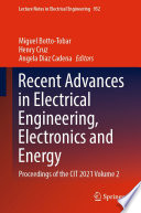 Recent Advances in Electrical Engineering  Electronics and Energy