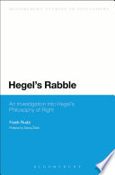 Hegel s Rabble Book