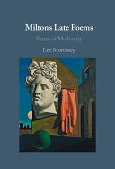 Milton's Late Poems