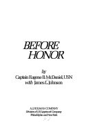 Before Honor Book