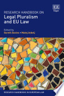 Research Handbook on Legal Pluralism and EU Law