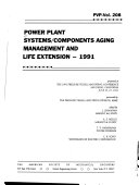 Power Plant Systems components Aging Management and Life Extension  1991
