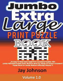Jumbo Extra Large Print Crosswords Puzzle Book