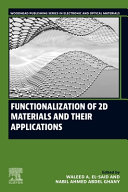 Functionalization of 2D Materials and Their Applications