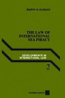 The Law of International Sea Piracy