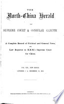 The North-China Herald and Supreme Court & Consular Gazette