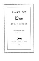 East of Eden Book