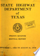 Biennial Report - State Highway Department of Texas