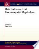 Data Intensive Text Processing with MapReduce Book