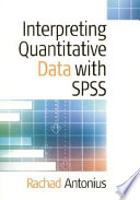 Interpreting Quantitative Data with SPSS Book PDF