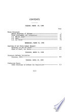 Department of Defense Appropriations for Fiscal Year 1989  Force structure