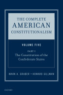 Read Pdf The Complete American Constitutionalism, Volume Five, Part I
