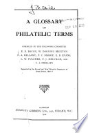 A Glossary of Philatelic Terms