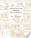 Ancient Egyptian Materials and Technology Book