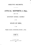 Annual Reports for ..., Made to the ... General Assembly of the State of Ohio ..