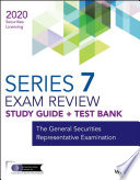 Wiley Series 7 Securities Licensing Exam Review 2020   Test Bank Book PDF