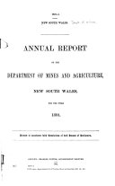 Annual Report   New South Wales Department of Mines [Pdf/ePub] eBook