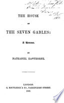 The House of the Seven Gables Book