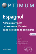 Espagnol - Annales corrigées des concours d’entrée dans les écoles de commerce Pdf/ePub eBook