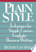 Plain Style Book